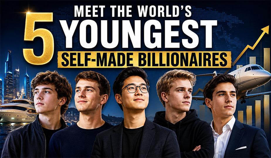 Meet the World’s 5 Youngest Self-Made Billionaires